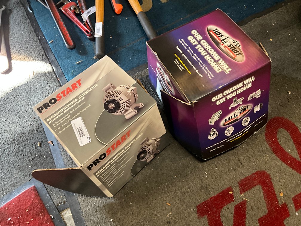 G- Pro Start Alternator & Tuff Stuff Alternator