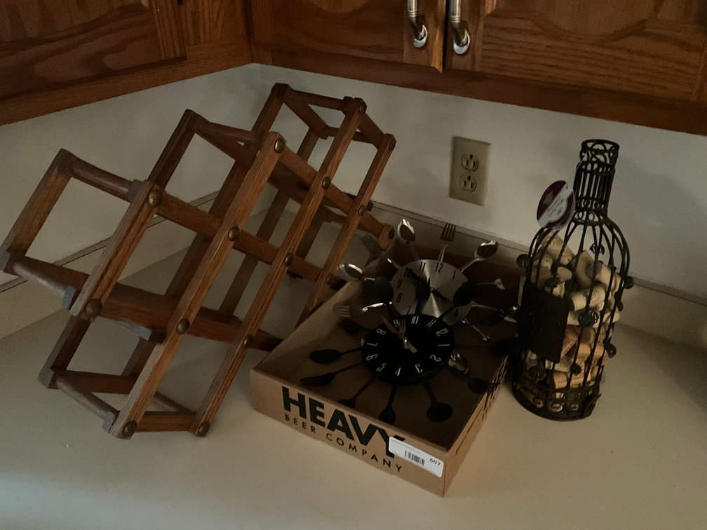 Wine Bottle Holder, Clocks, Wine Cork Collector