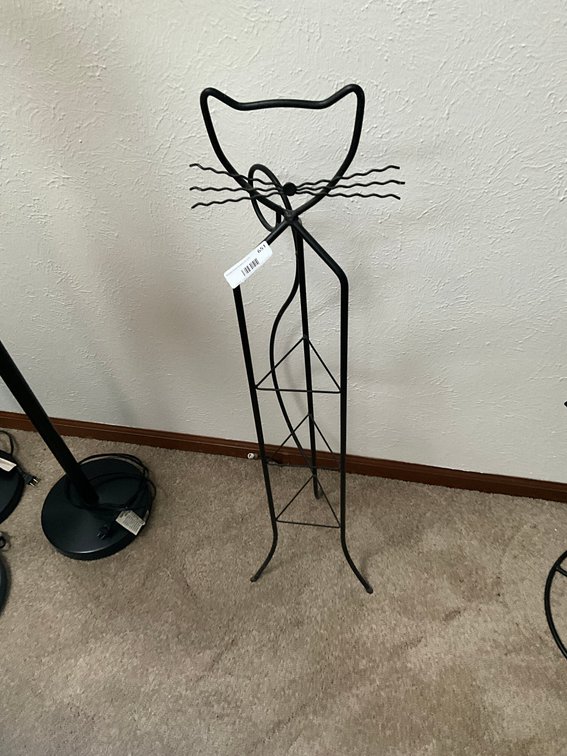 Metal Cat Décor