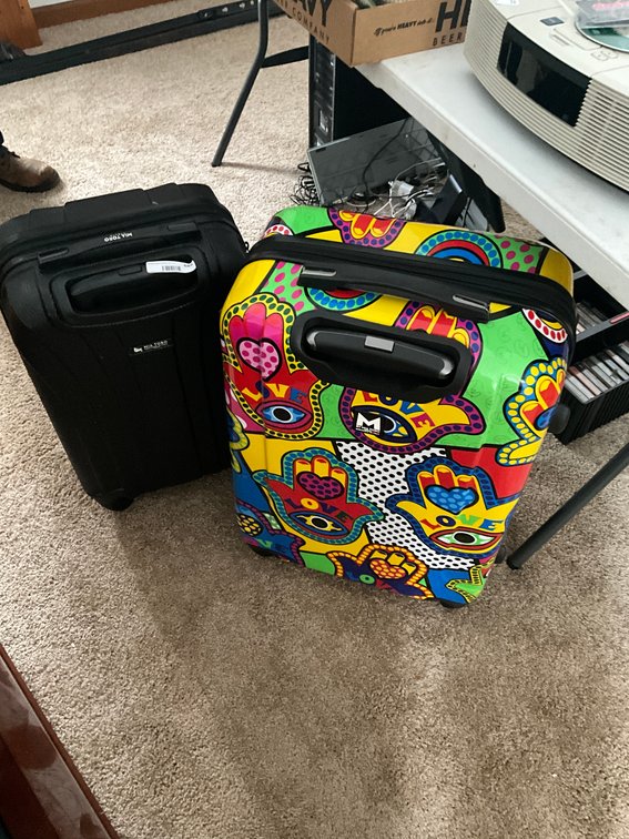 (2) Luggage Containers