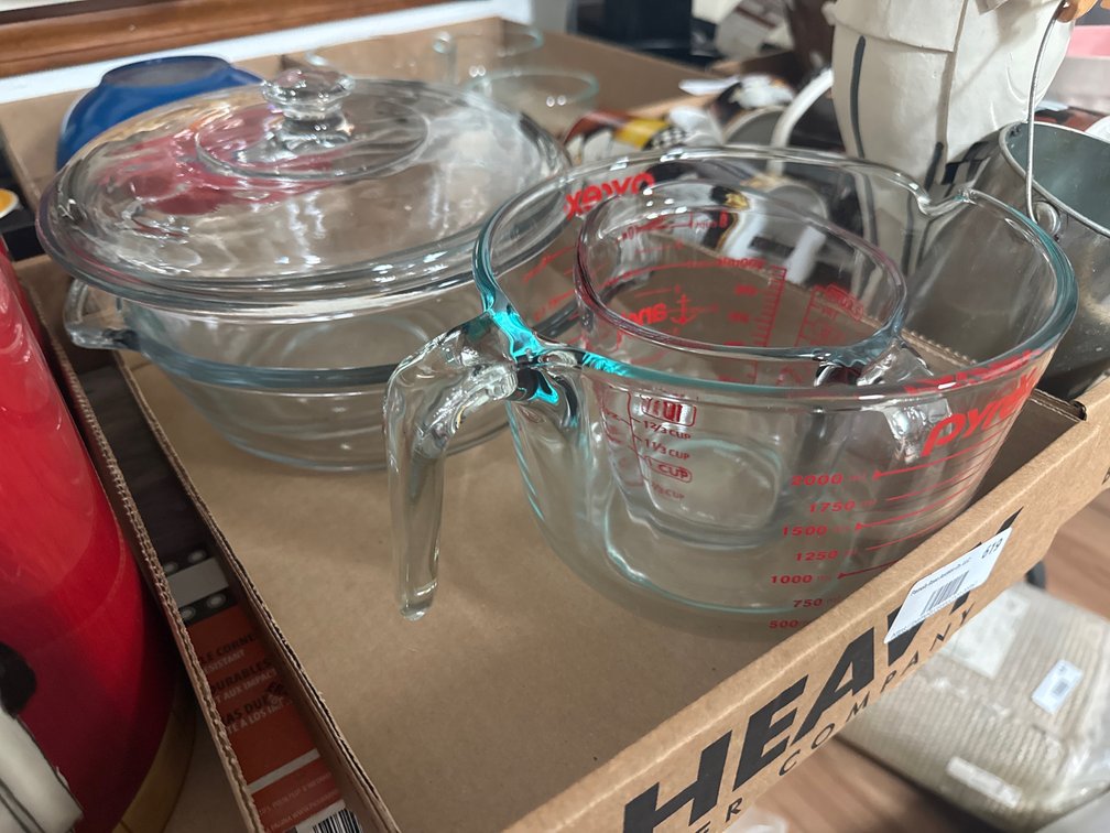 Pyrex Measuring Cups & Glass Bowls