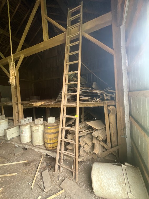 (3) Wood Ladders