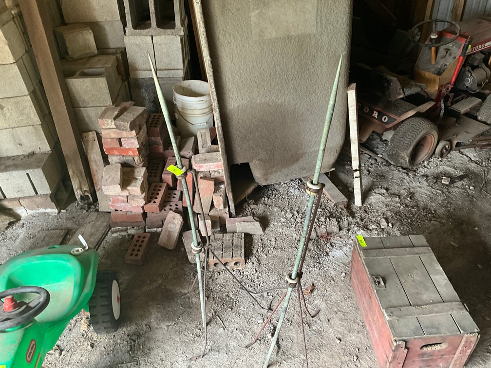 Barn Ground Rods with Stands