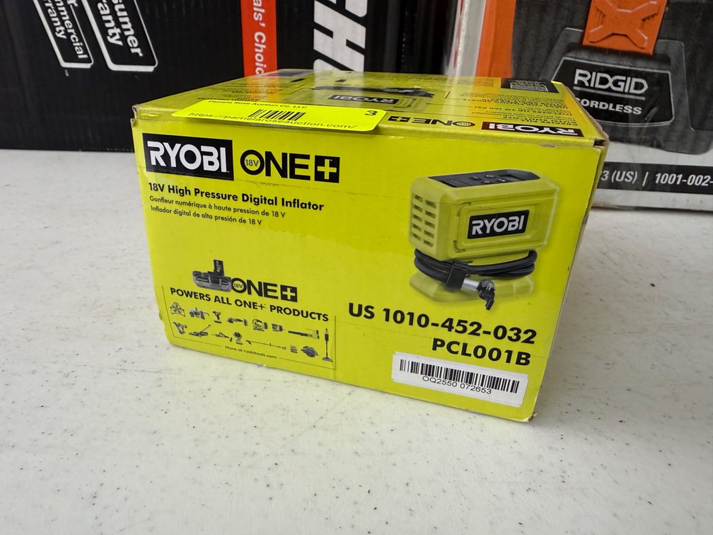 RYOBI 18V High Pressure Digital Inflator