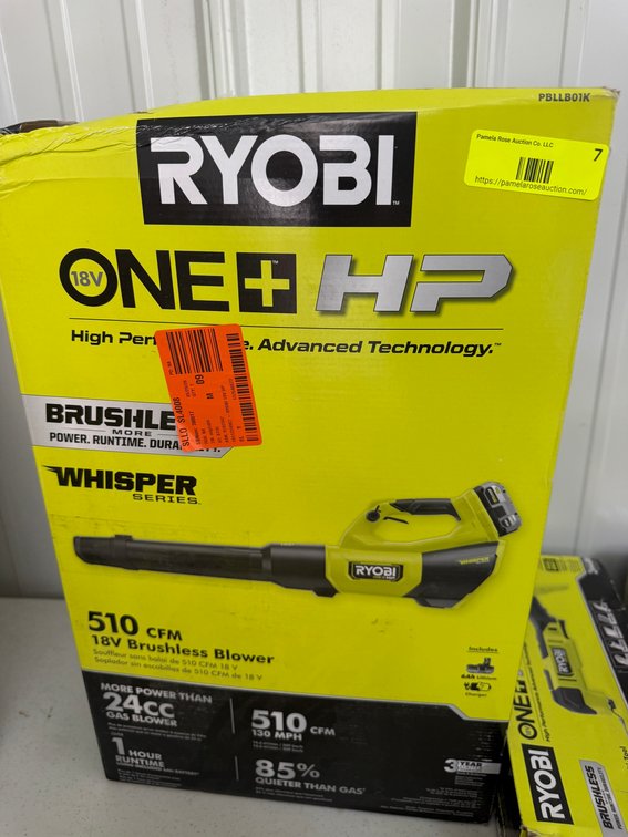 RYOBI 18V Brushless Blower Kit
