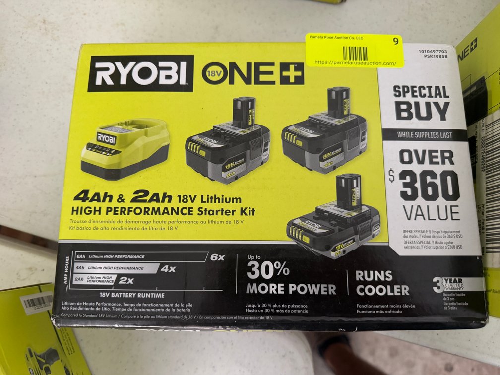 RYOBI 18V ONE+ High Performance Starter Kit