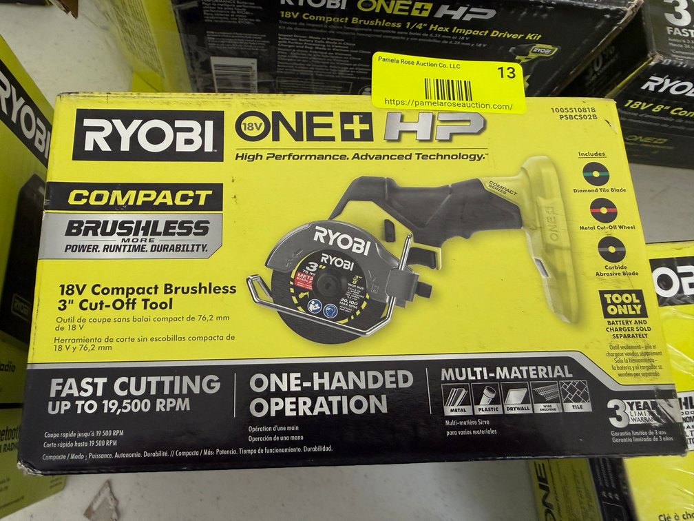 RYOBI 18V ONE+ HP 3-Inch Cut-Off Tool