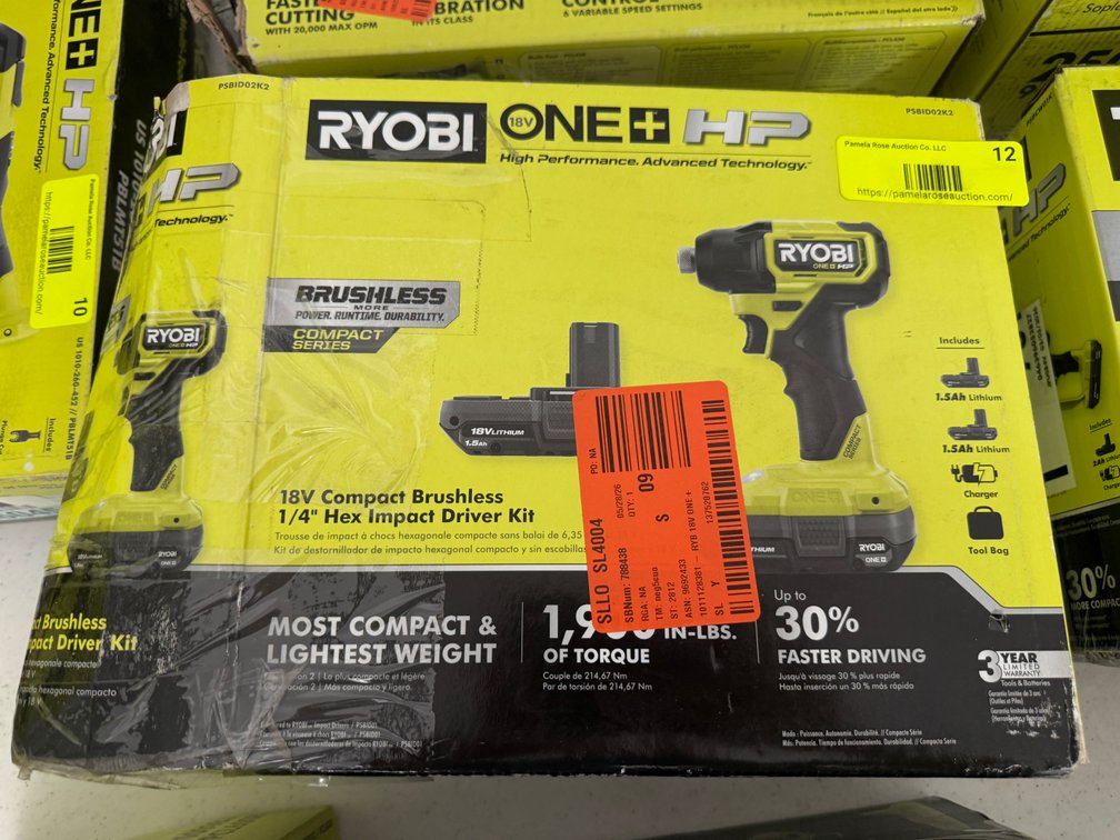 Ryobi 18V ONE+ HP Impact Driver Kit
