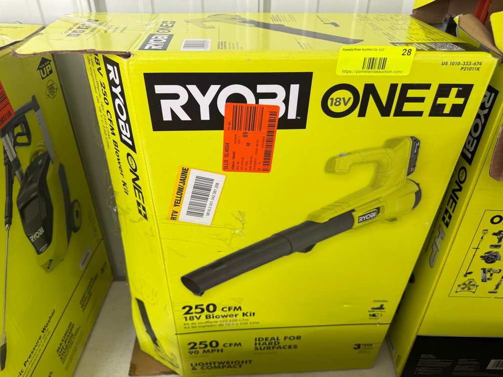 RYOBI 18V 250 CFM Blower Kit