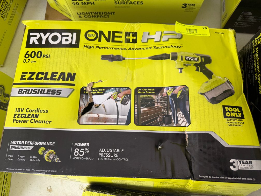 Ryobi 18V Cordless Power Cleaner