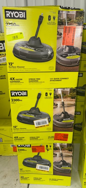 (3) RYOBI 12 in. Surface Cleaners