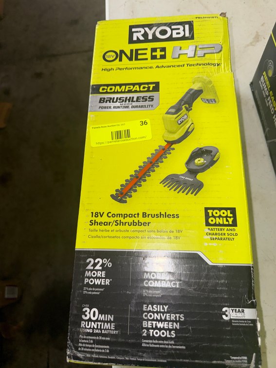 RYOBI 18V ONE+ HP Compact Brushless Shear/Shrubber