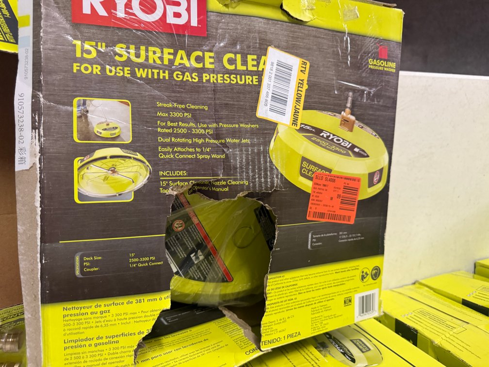 RYOBI 15-Inch Surface Cleaner