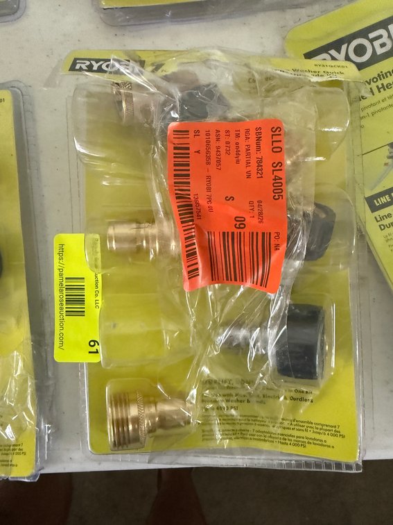 RYOBI Pressure Washer Quick Connect Kit