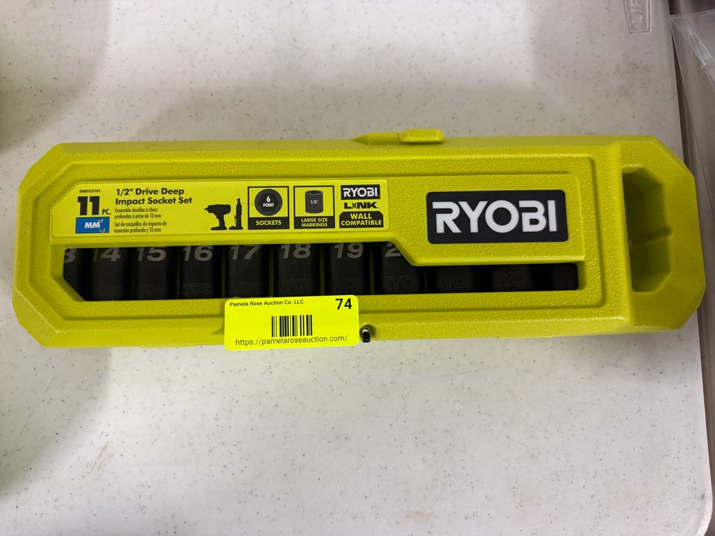 RYOBI 11-Piece Deep Impact Socket Set