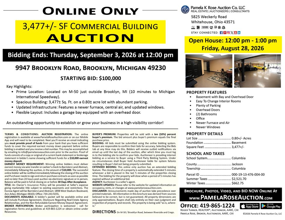 Image for 9947 Brooklyn Road, Brooklyn, Michigan 49230