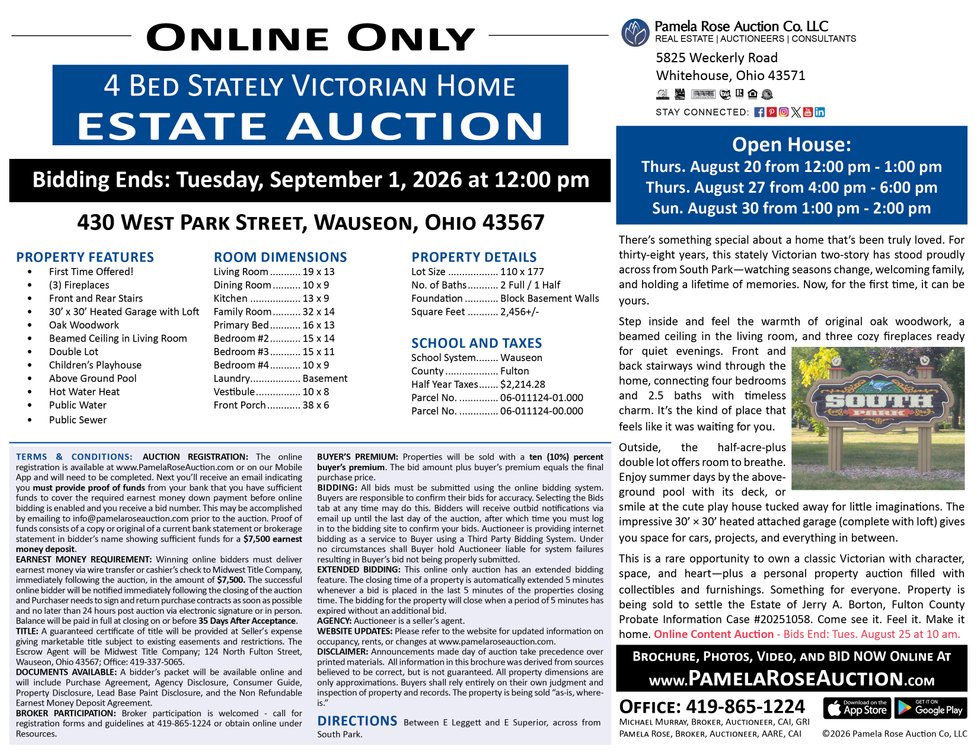 Image for 430 West Park Street, Wauseon, Ohio 43567