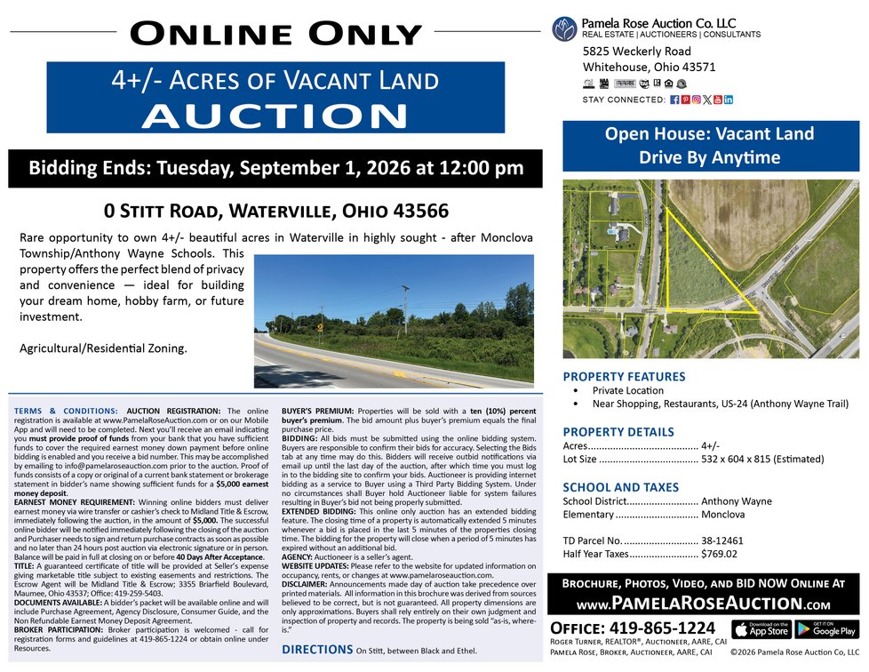 Image for 0 Stitt Road, Waterville, Ohio 43566