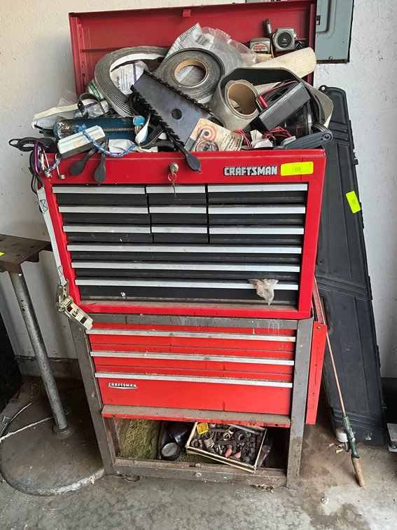 Craftsman Tool Chest & Mixed Tools