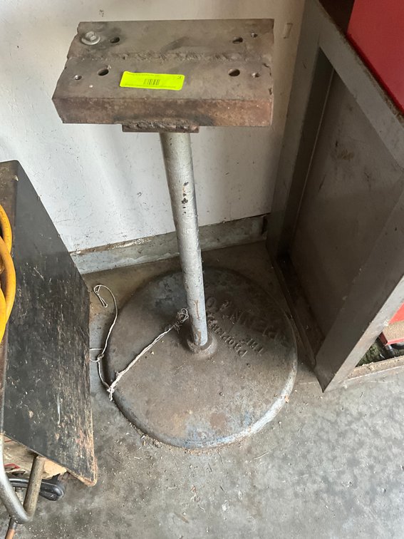 Pennzoil Cast Iron Sign Base