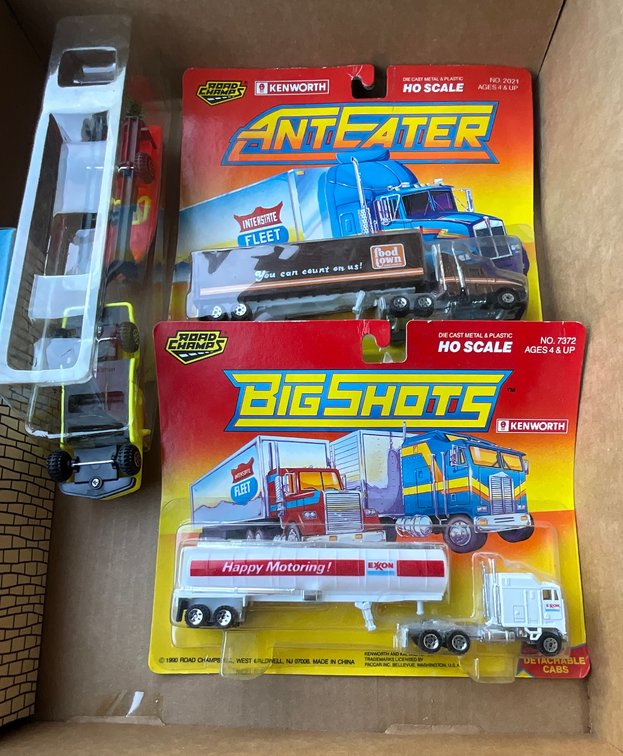 (3) Road Champs HO Scale Trucks