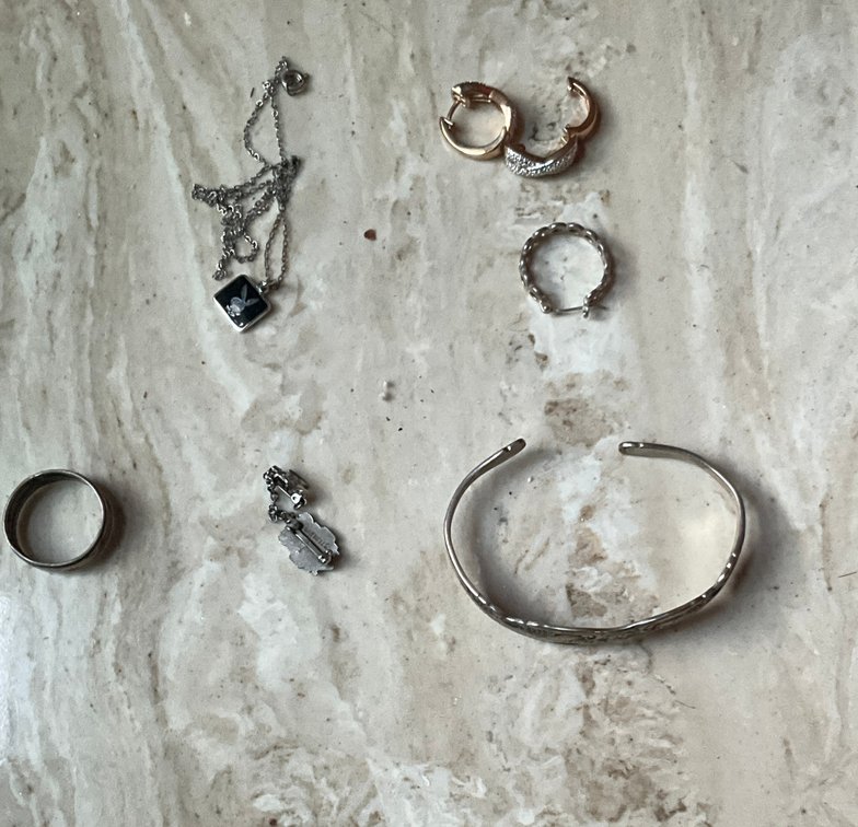 (7) Silver Jewelry Pieces