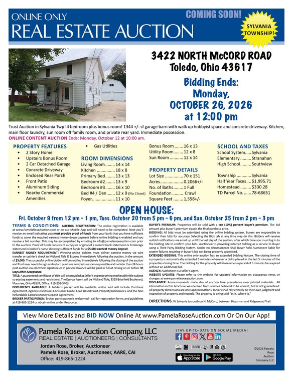 Image for 3422 North McCord Road, Toledo, Ohio 43617