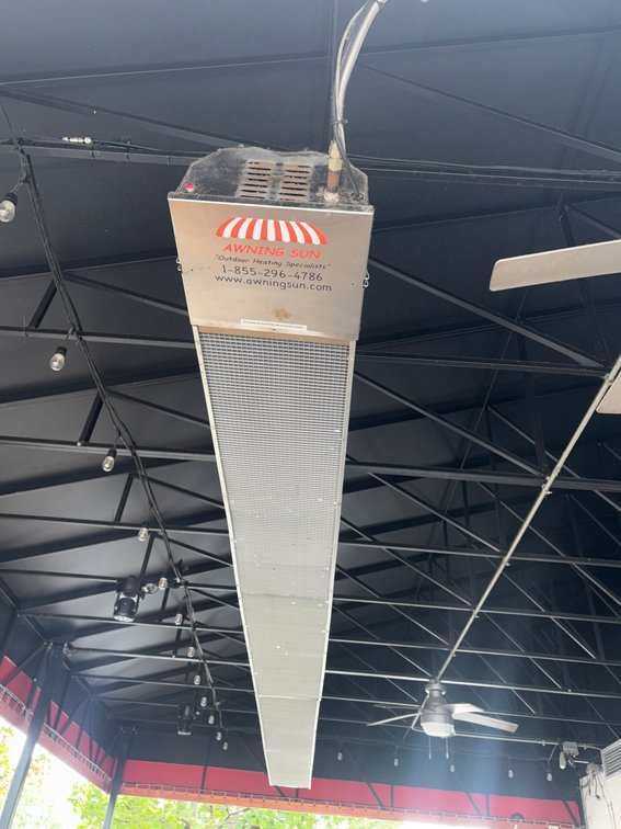 Bar145- Awning Sun Gas Radiant Patio Heater