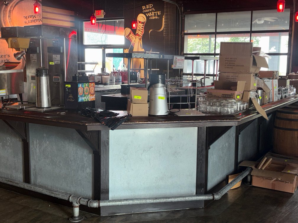 Bar145- Commercial Wrap-Around Bar Counter