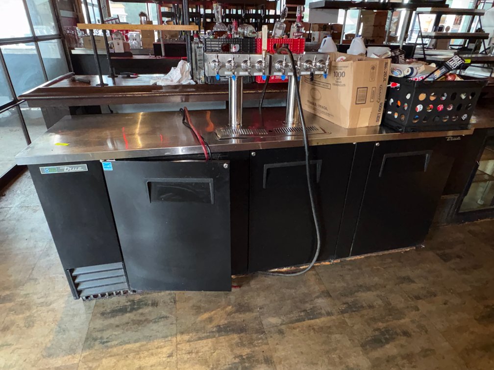 Bar145- True 3-Door Draft Beer Dispenser