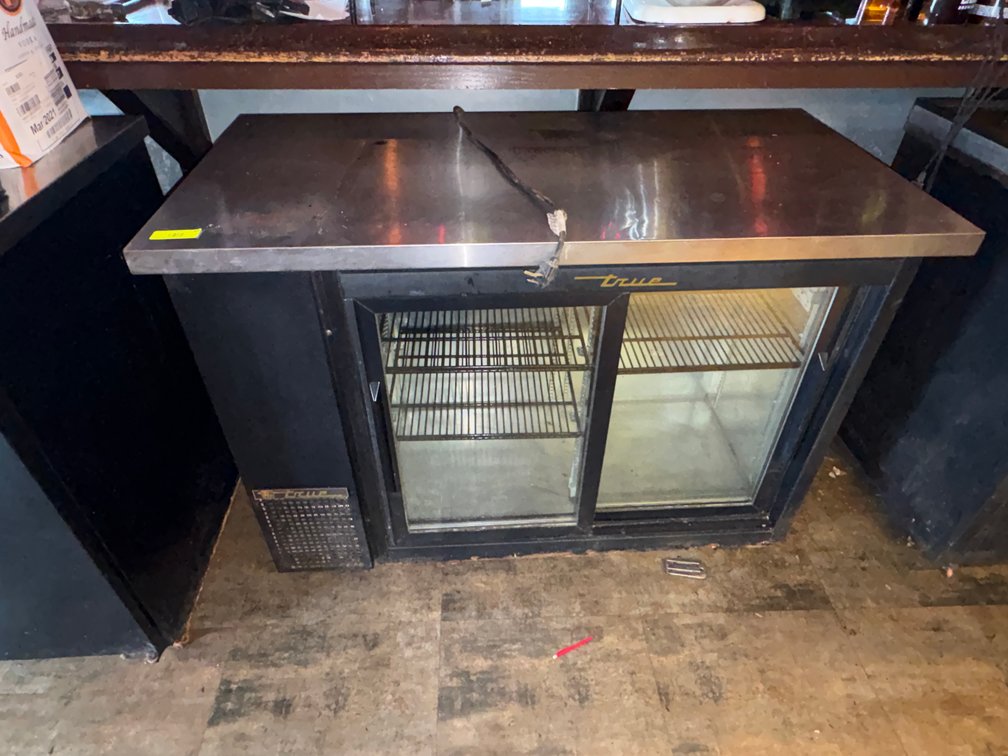 Bar145- True Back Bar Refrigerator