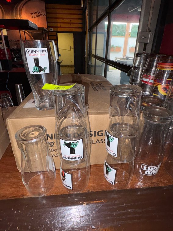 Bar145- Beer Pint Glasses