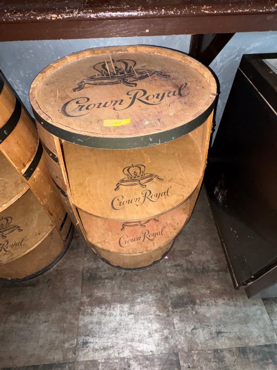 Bar145- Crown Royal Barrel Display
