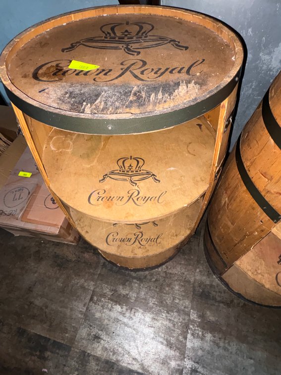 Bar145- Crown Royal Barrel Display