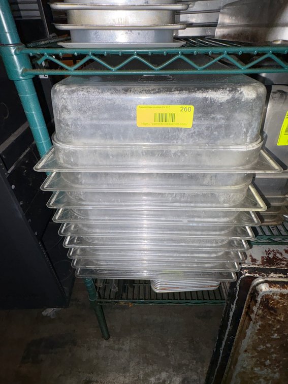 Bar145- Clear Plastic Food Pans