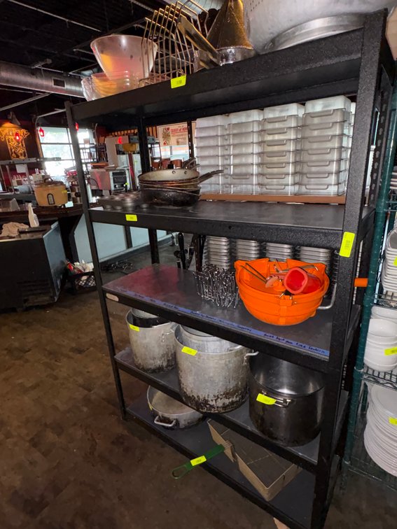 Bar145- Metal Shelving Unit