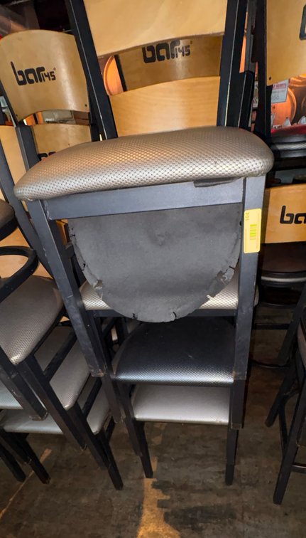 Bar145- (4) Metal Frame Chairs