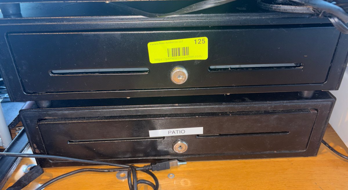 Bar145- (2) Cash Drawers