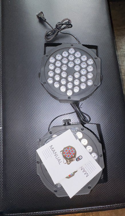 Bar145- (2) LED Par Stage Lights