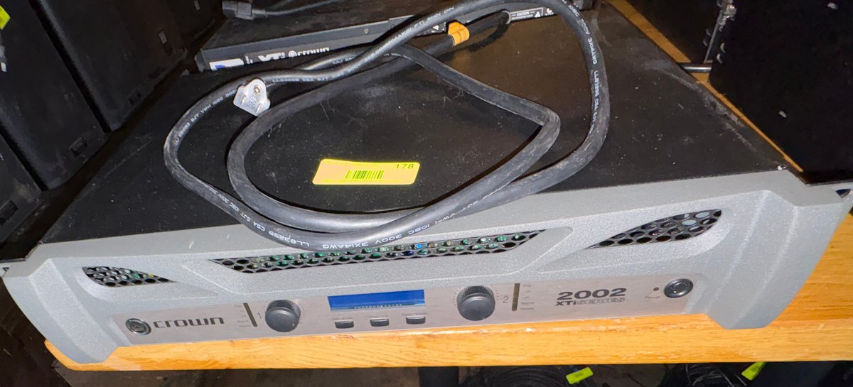 Bar145- Crown Power Amplifier XTi Series 2002