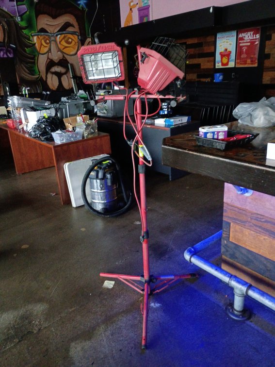 Bar145- Power Light Dual Halogen Work Light