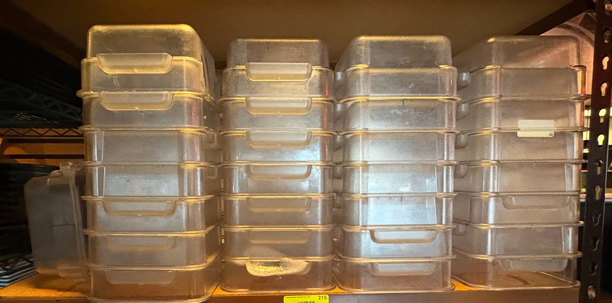 Bar145- Clear Plastic Food Pans