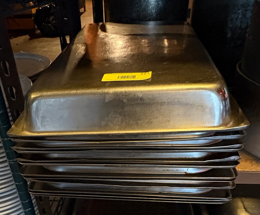 Bar145- Stainless Steel Pans