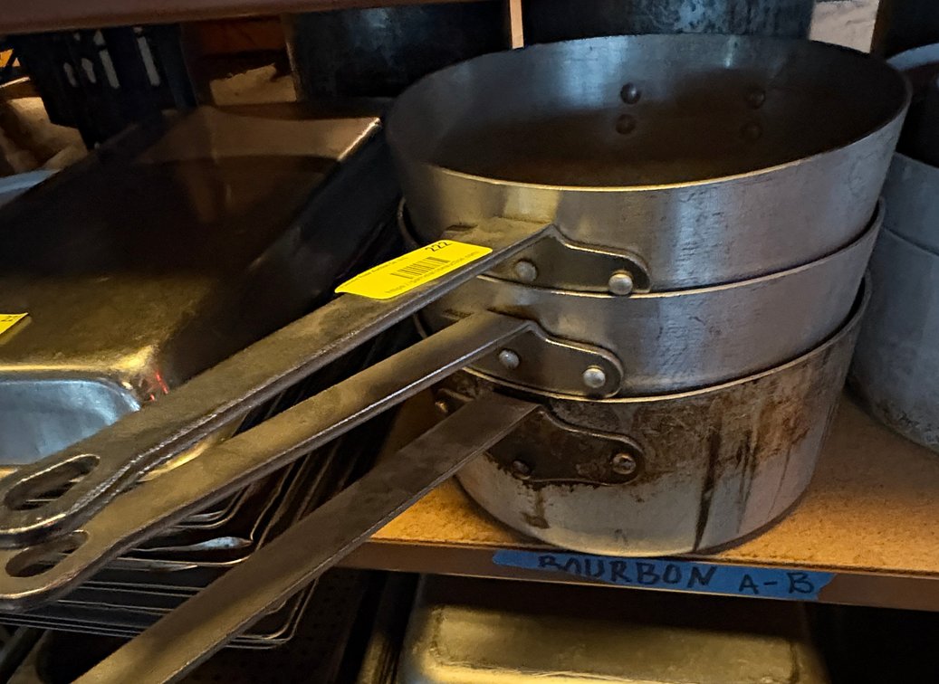Bar145- Aluminum Sauce Pans