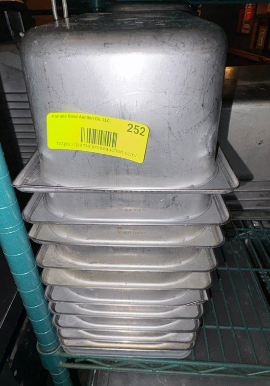 Bar145- Stainless Steel Pans