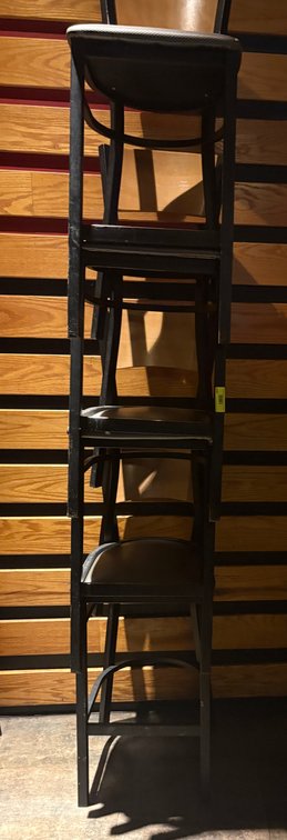 Bar145- (4) Metal Frame Chairs