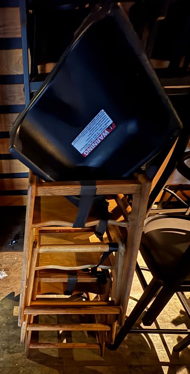 Bar145- (3) Highchairs & (1) Booster Seat