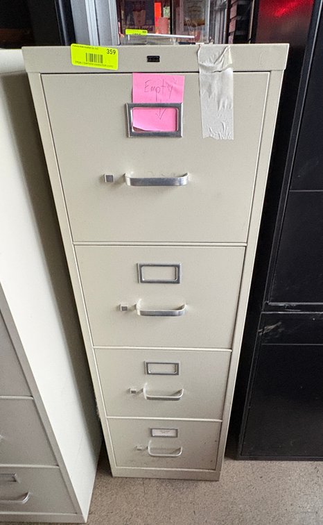 Bar145- Vertical Metal File Cabinet