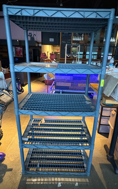Bar145- Plastic Shelving Unit
