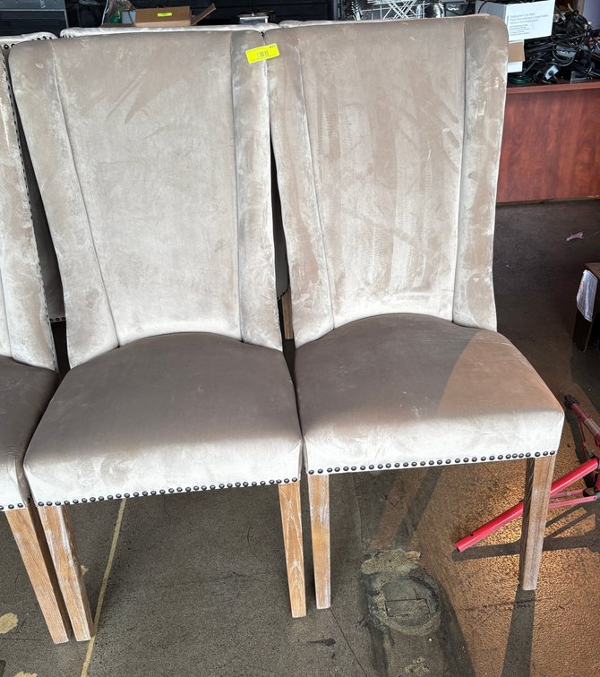 Bar145- (2) High-Back Dining Chairs